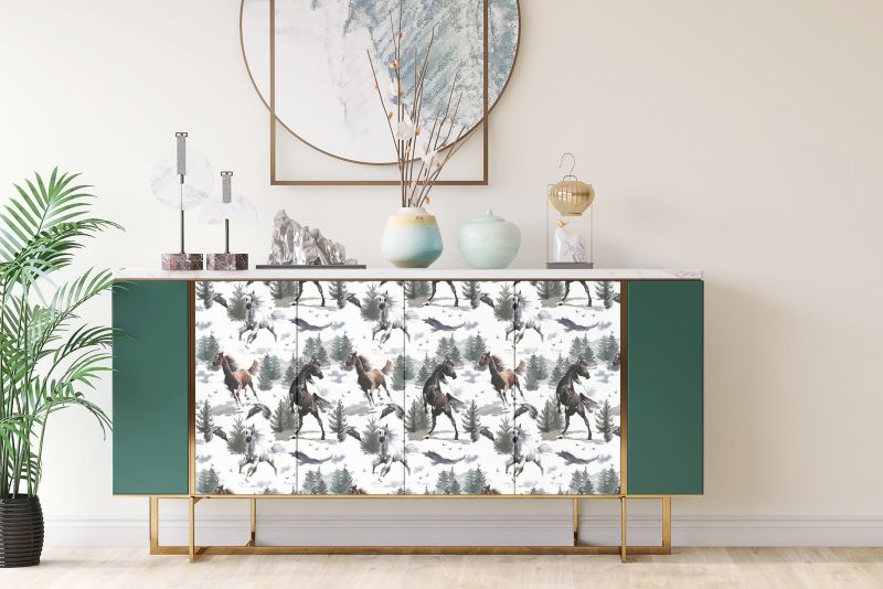 Samoprzylepna okleina Tulup 100x50 cm Konie 1 szt.