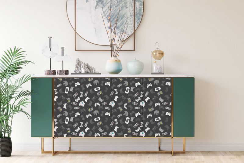 Samoprzylepna okleina Tulup 100x50 cm Kontroler konsole 1 szt.