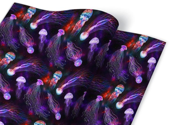 Samoprzylepna okleina Tulup 100x50 cm Kosmiczne meduzy 1 szt.