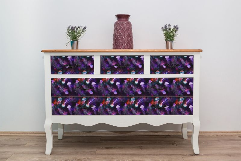 Samoprzylepna okleina Tulup 100x50 cm Kosmiczne meduzy 1 szt.