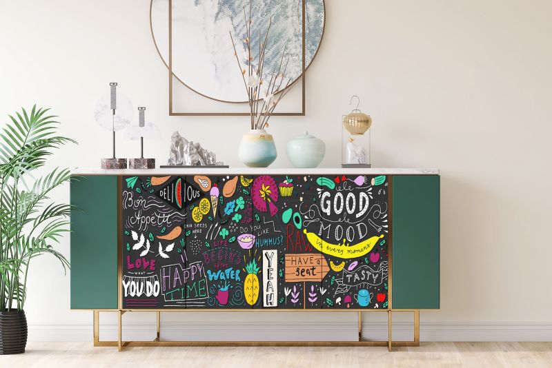 Samoprzylepna okleina Tulup 100x50 cm Kuchenne wzory 1 szt.