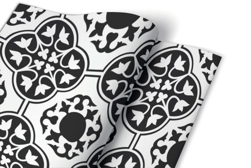 Samoprzylepna okleina Tulup 100x50 cm Kwiatowy ornament 1 szt.