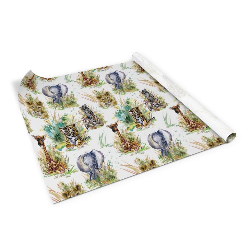 Samoprzylepna okleina Tulup 100x50 cm Lew żyrafa zebra słoń 1 szt.