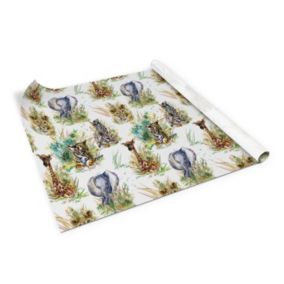 Samoprzylepna okleina Tulup 100x50 cm Lew żyrafa zebra słoń 1 szt.