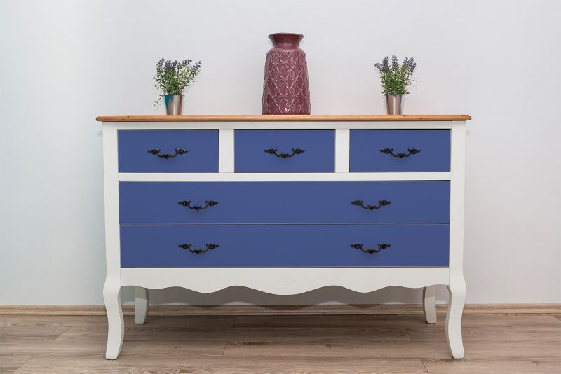 Samoprzylepna okleina Tulup 100x50 cm Niebieska 1 szt. IV