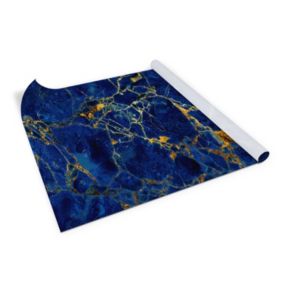Samoprzylepna okleina Tulup 100x50 cm Niebieski marmur 1 szt.