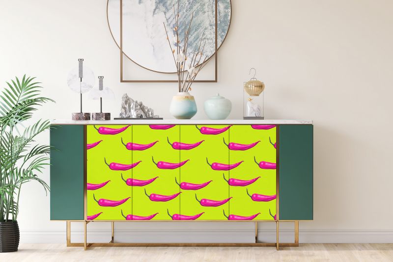 Samoprzylepna okleina Tulup 100x50 cm Papryczki 1 szt.