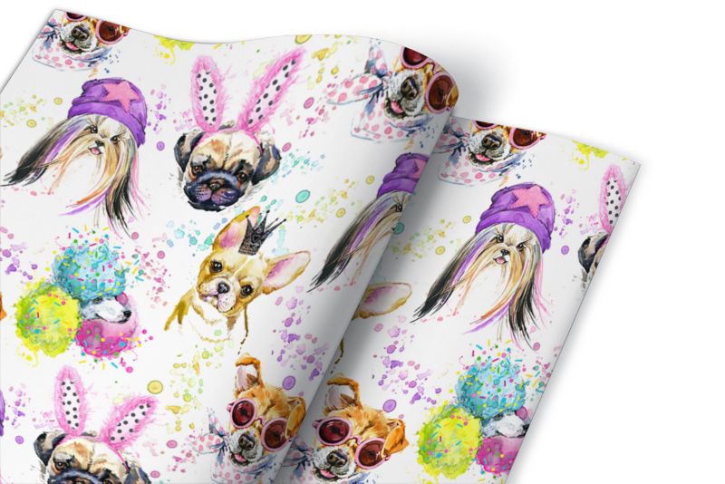 Samoprzylepna okleina Tulup 100x50 cm Psi skład 1 szt.