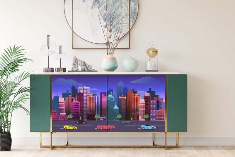 Samoprzylepna okleina Tulup 100x50 cm Retro gra 1 szt.