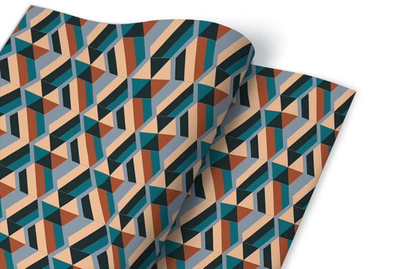 Samoprzylepna okleina Tulup 100x50 cm Retro iluzja 3d 1 szt.