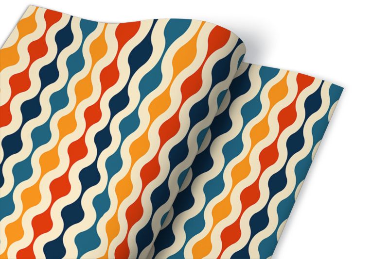 Samoprzylepna okleina Tulup 100x50 cm Retro wzór 1 szt. II