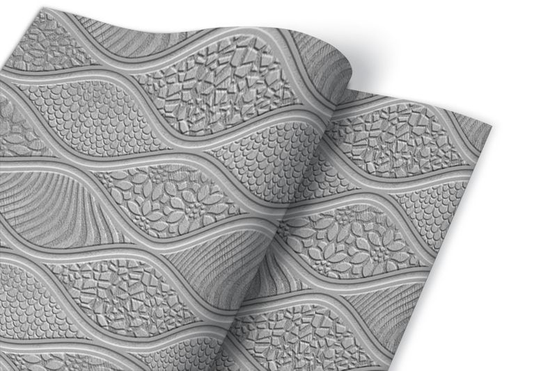 Samoprzylepna okleina Tulup 100x50 cm Rzeźbiona ściana 1 szt.