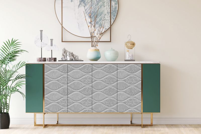 Samoprzylepna okleina Tulup 100x50 cm Rzeźbiona ściana 1 szt.