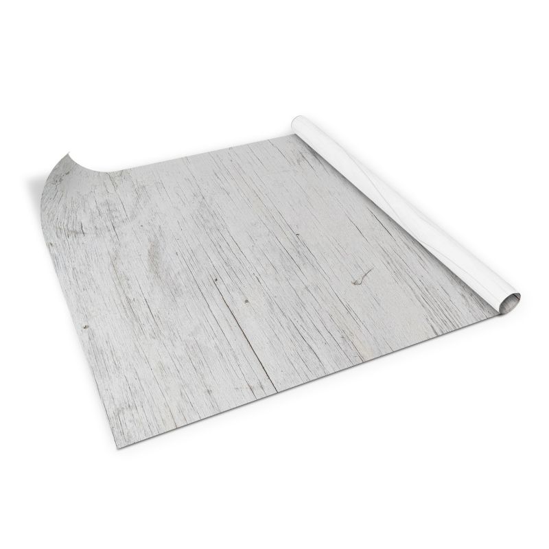Samoprzylepna okleina Tulup 100x50 cm Stara biała deska 1 szt.