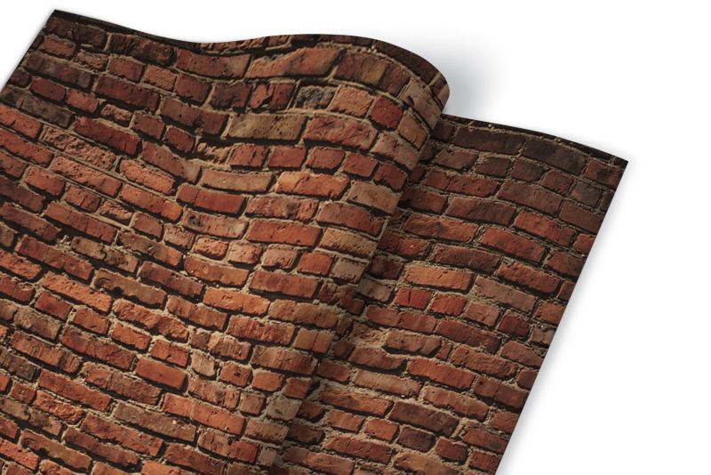 Samoprzylepna okleina Tulup 100x50 cm Stara czerwona cegła 1 szt.