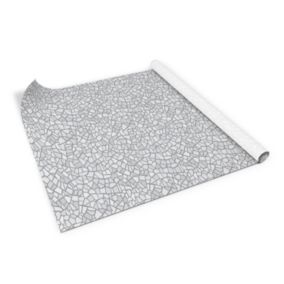 Samoprzylepna okleina Tulup 100x50 cm Szara mozaika 1 szt.