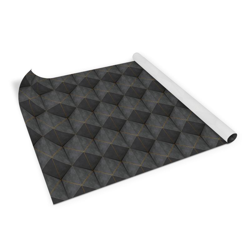 Samoprzylepna okleina Tulup 100x50 cm Szare trójkąty 3d 1 szt.