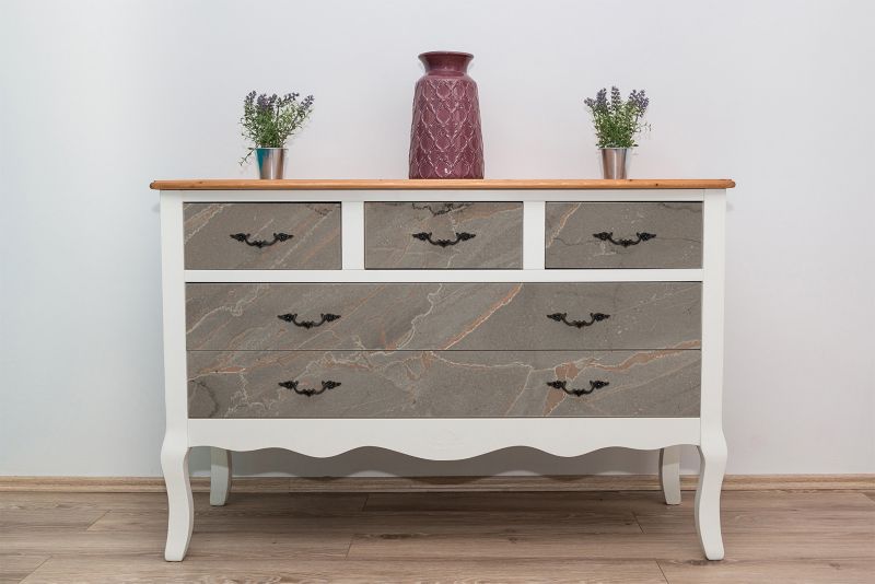 Samoprzylepna okleina Tulup 100x50 cm Szary marmur 1 szt. II