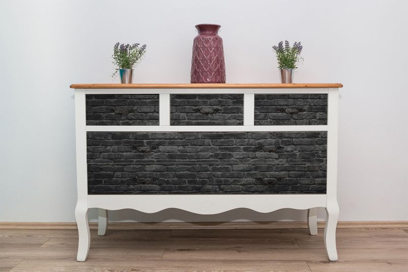 Samoprzylepna okleina Tulup 100x50 cm Tekstura ciemnej cegły 1 szt.
