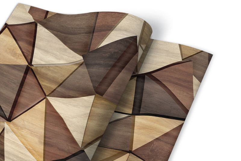 Samoprzylepna okleina Tulup 100x50 cm Trójkąty 3d 1 szt.