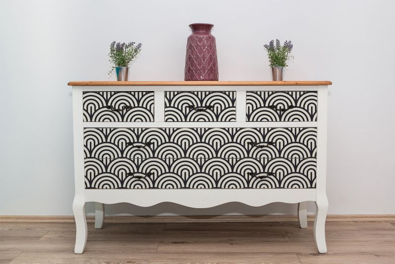 Samoprzylepna okleina Tulup 100x50 cm Łuki art deco vintage 1 szt.