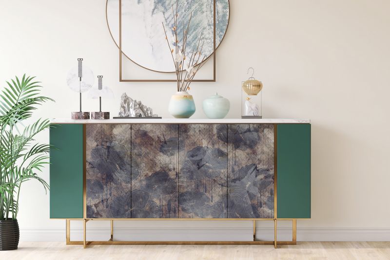 Samoprzylepna okleina Tulup 100x50 cm Vinatge maki loft grunge 1 szt.