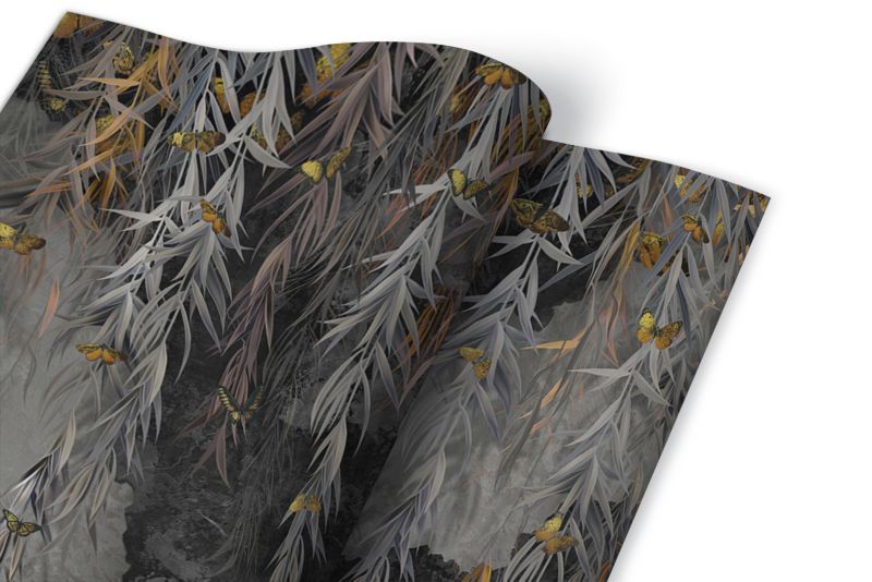 Samoprzylepna okleina Tulup 100x50 cm Wierzba na betonowej ścianie 1 szt.