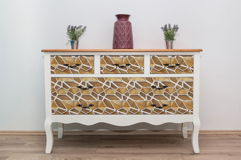 Samoprzylepna okleina Tulup 100x50 cm Wzór 3d loft drewno 1 szt.
