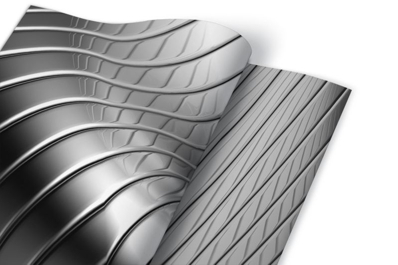 Samoprzylepna okleina Tulup 100x50 cm Wzór aluminum 1 szt.