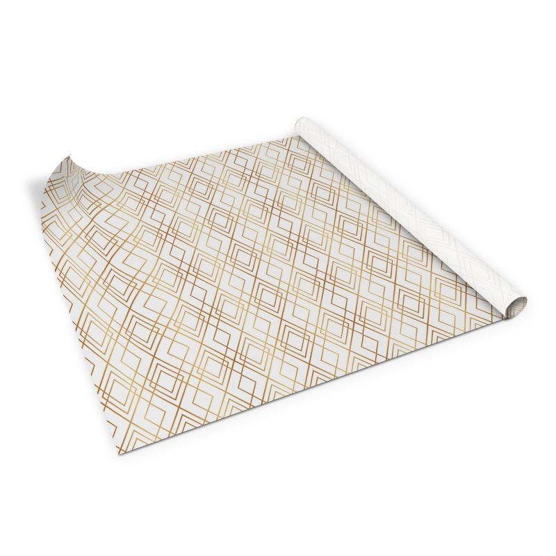 Samoprzylepna okleina Tulup 100x50 cm Złote linie 1 szt.