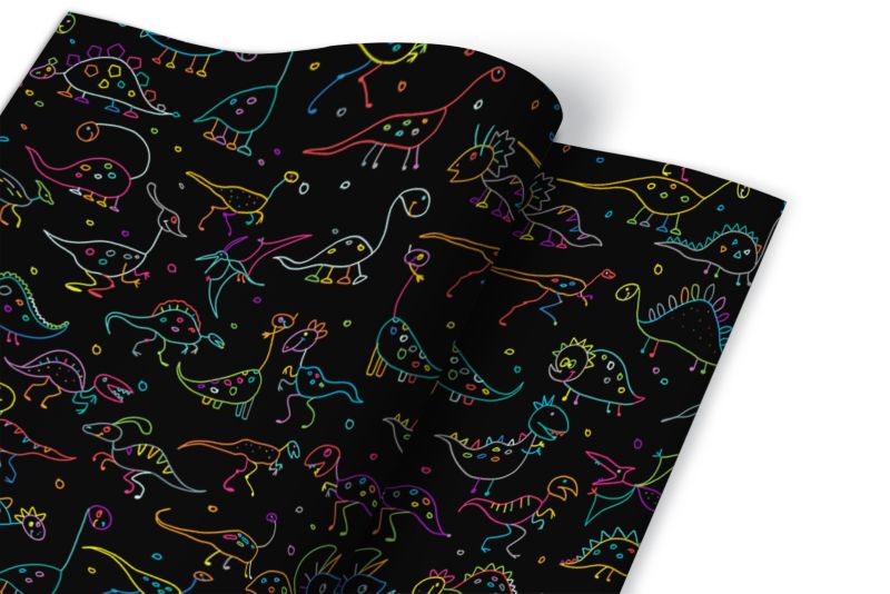 Samoprzylepna okleina Tulup 100x50 cm Zabawne dinozaury 1 szt.