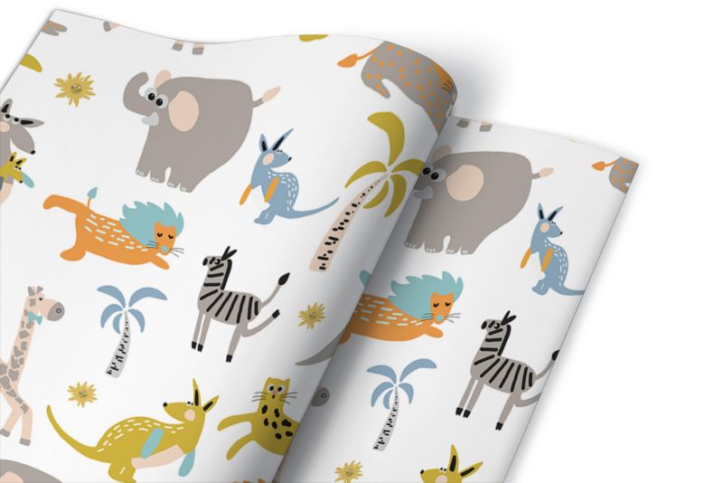 Samoprzylepna okleina Tulup 100x50 cm Zwierzęta afryka 1 szt.