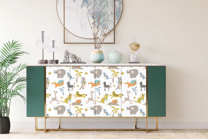 Samoprzylepna okleina Tulup 100x50 cm Zwierzęta afryka 1 szt.