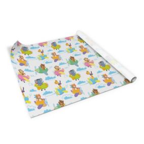 Samoprzylepna okleina Tulup 100x50 cm Zwierzęta i samoloty 1 szt.