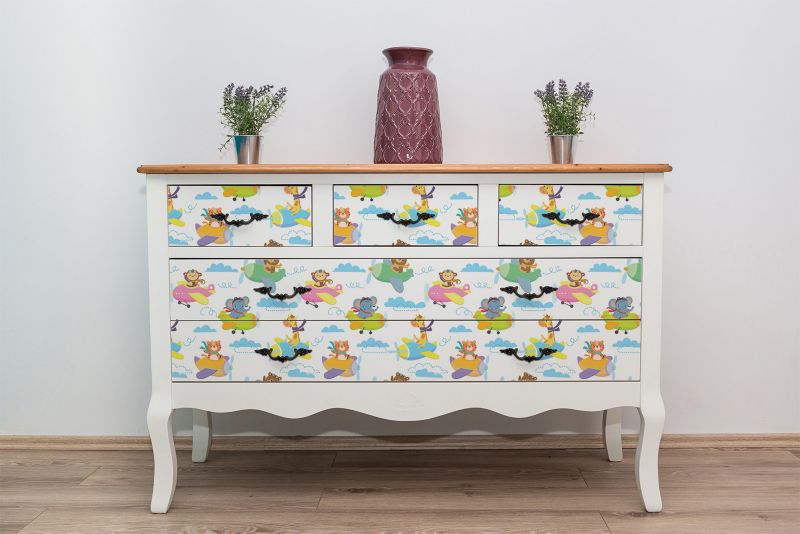 Samoprzylepna okleina Tulup 100x50 cm Zwierzęta i samoloty 1 szt.