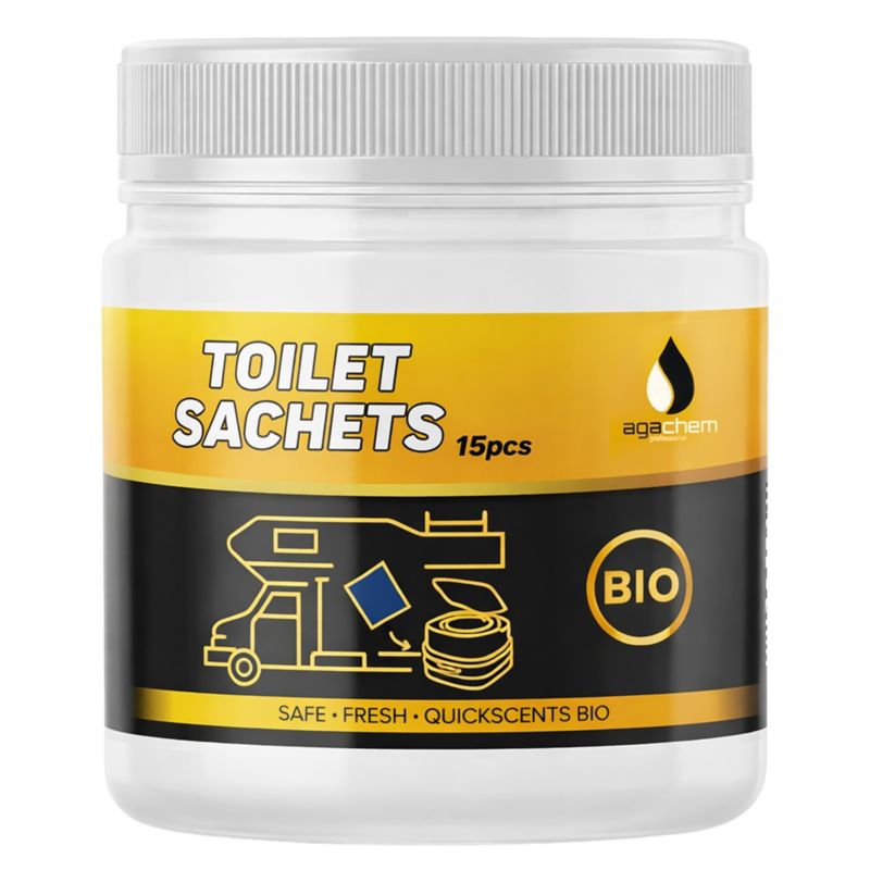 Saszetki AGACHEM Do Toalety Turystycznej Kampera Bio Toilet Sachets 1 kpl.