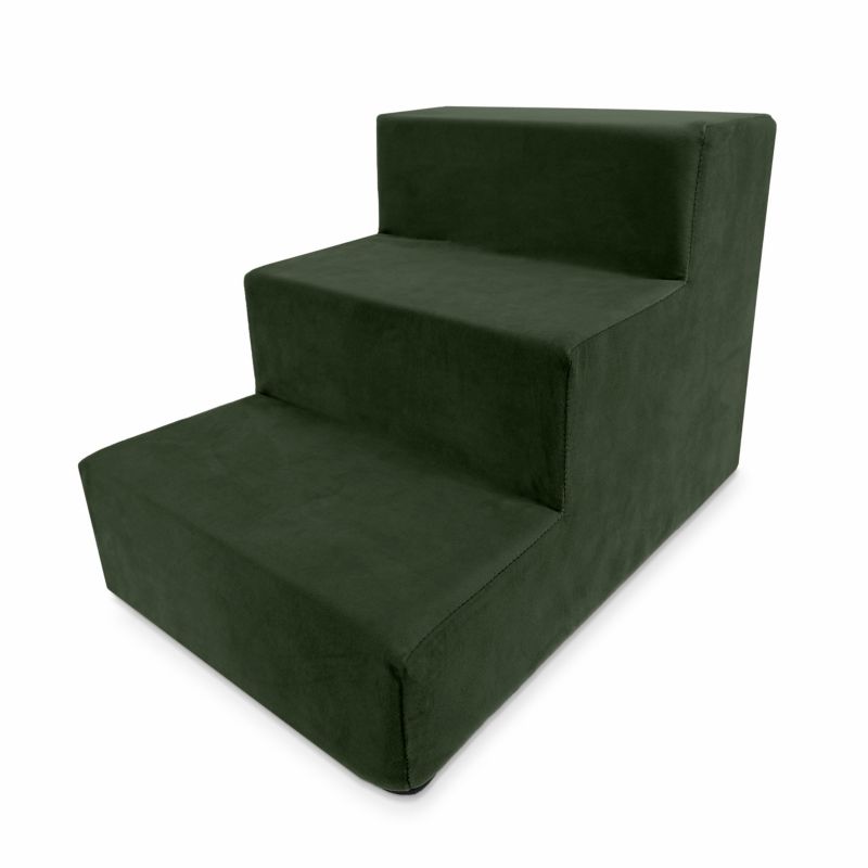 Schodki Muralo dla Psów Zwierząt Kota Rampa MAGIC VELVET Khaki 31x30x46 cm 1 szt.