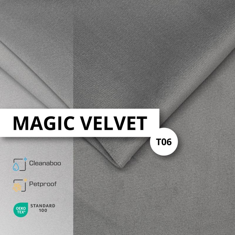 Schodki Muralo dla Psów Zwierząt Kota Rampa MAGIC VELVET Szare 31x30x46 cm 1 szt.