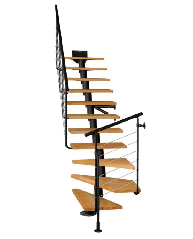Schody Atrium Dixi Plus RAL 9005 Olcha 12 Elementów 1 szt.