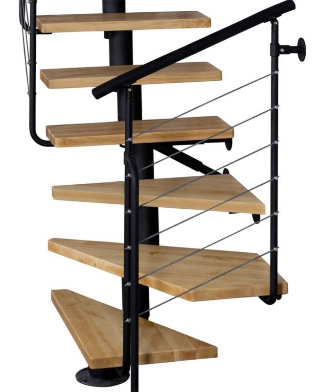 Schody Atrium Dixi Plus RAL 9006 Buk 12 Elementów 1 szt.