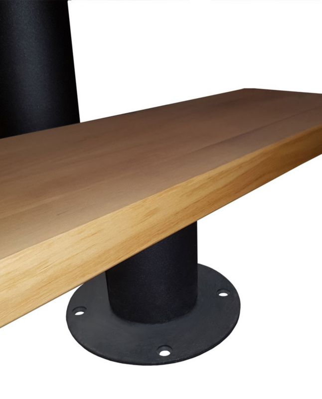 Schody Atrium Dixi RAL 9005 Dąb 11 Elementów 1 szt.