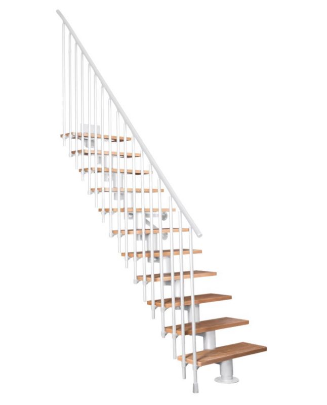 Schody Atrium Dixi Vertical RAL 9003 Buk 80 cm 13 Elementów 1 szt.