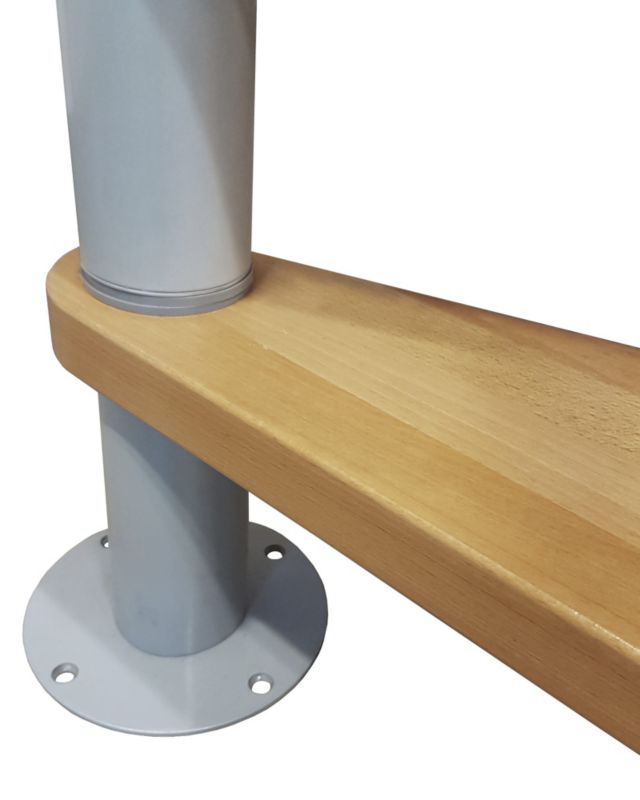 Schody Kręcone Atrium Novo 140 RAL9006 Dąb 1 szt.