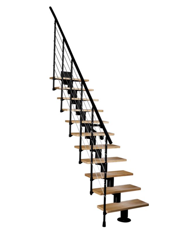 Schody modułowe Atrium Dixi RAL9005 Buk 80 cm 1 szt.