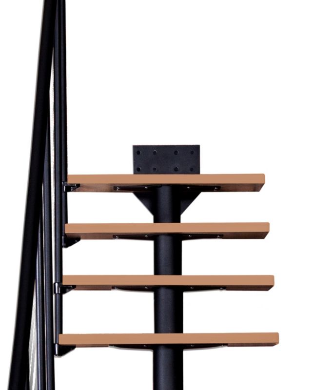 Schody modułowe Atrium Dixi RAL9005 Buk 80 cm 1 szt.