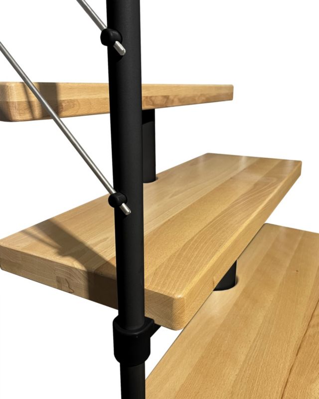 Schody modułowe Atrium Dixi RAL9005 Buk 80 cm 1 szt.