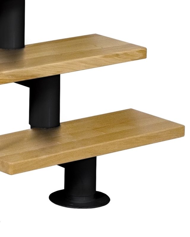 Schody modułowe Atrium Dixi RAL9005 Buk 80 cm 1 szt.