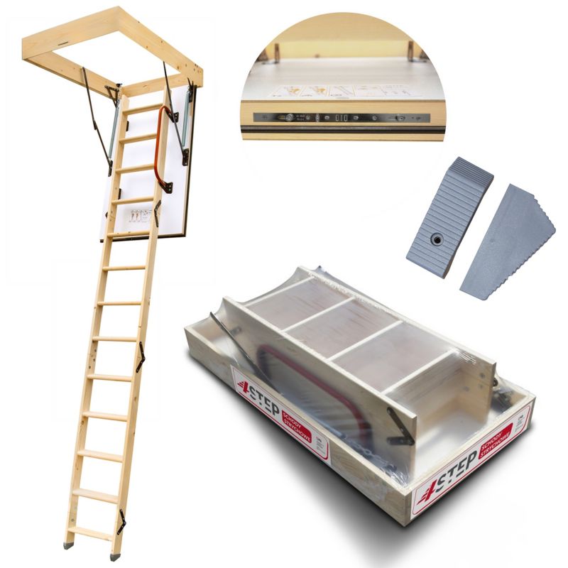 Schody Strychowe 4STEP Extra 130x80 0,86W/m2K H305 1szt.