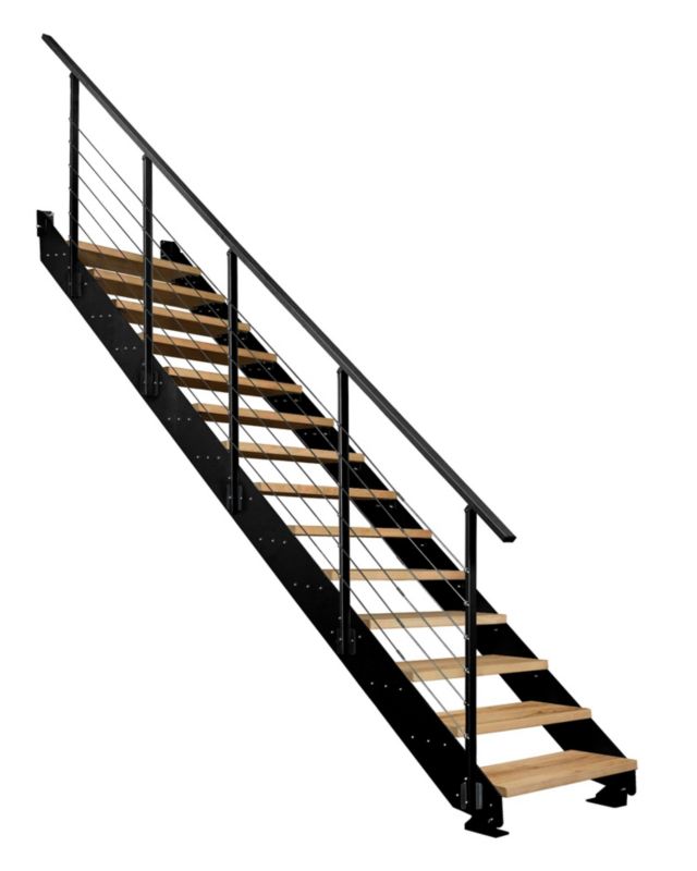 Schody Wewnętrzne Atrium Prosto Loft Dąb
