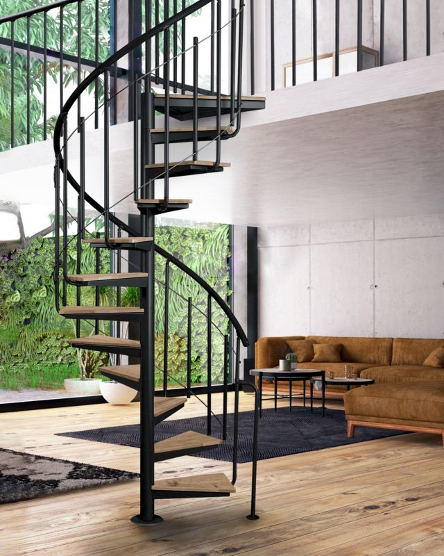 Schody Wewnętrzne Atrium Solo Vertical Dąb